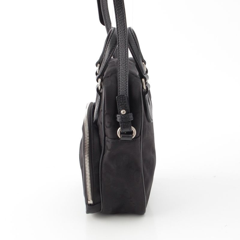 Gucci GG Nylon Leather Off The Grid 2WAY Shoulder Bag 625850 Black