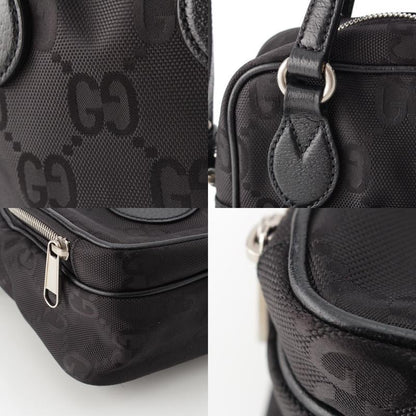 Gucci GG Nylon Leather Off The Grid 2WAY Shoulder Bag 625850 Black