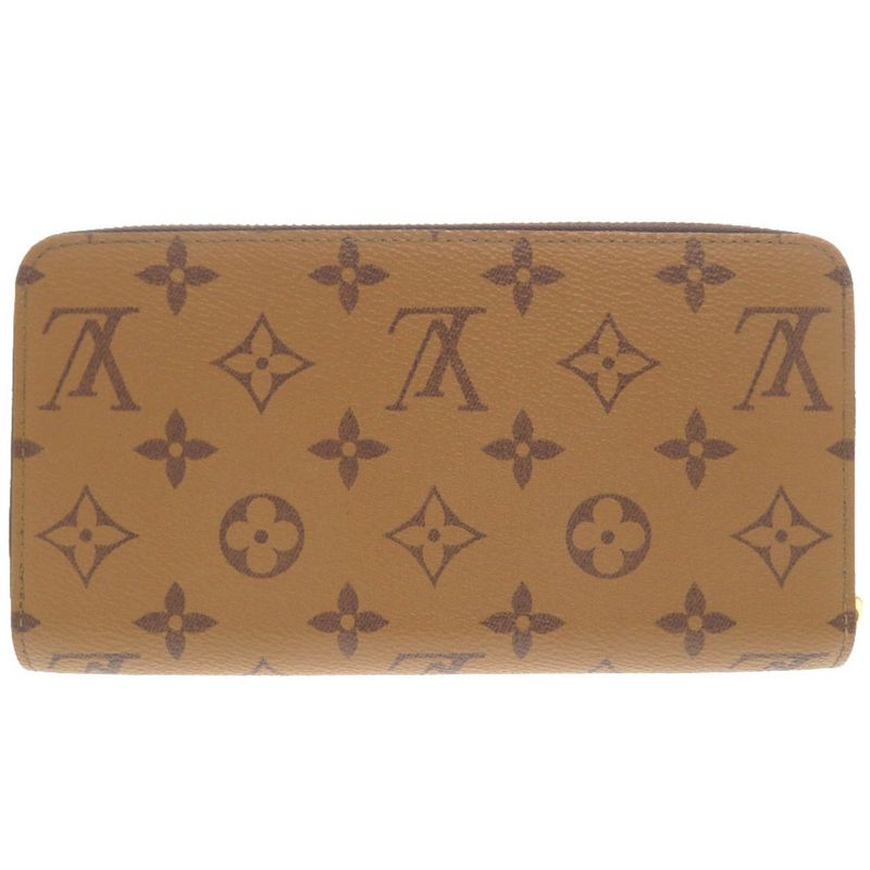 Unused Louis Vuitton Monogram Reverse Zippy Wallet M82444 IC Tag Long Wallet LV