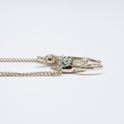 Same As Chanel G26C Rhinestone Coco Mark Pearl Bambi