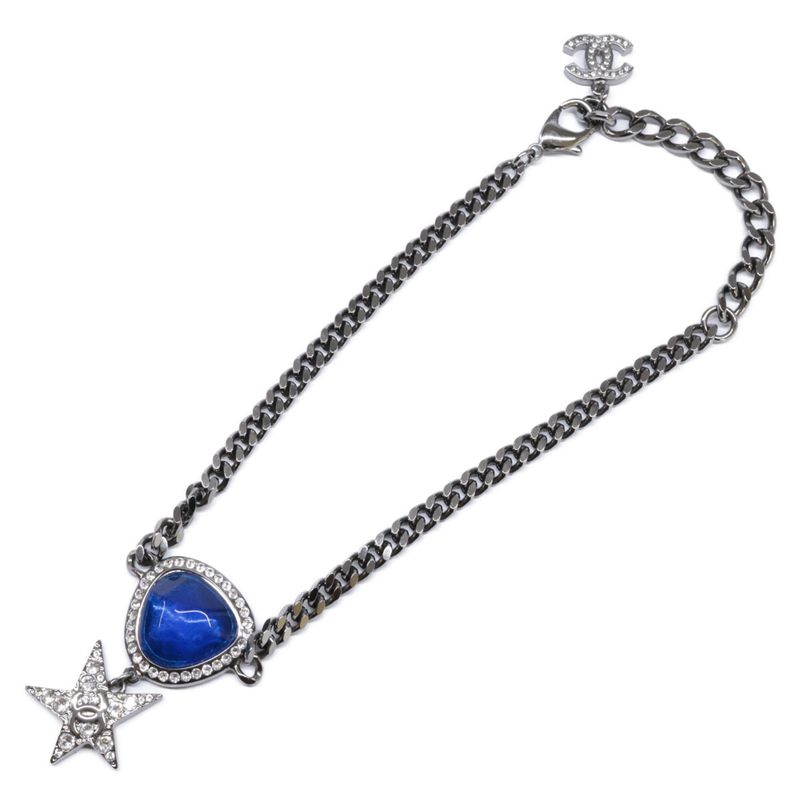 Like Chanel B22C Resin Strass Metal Comet Choker
