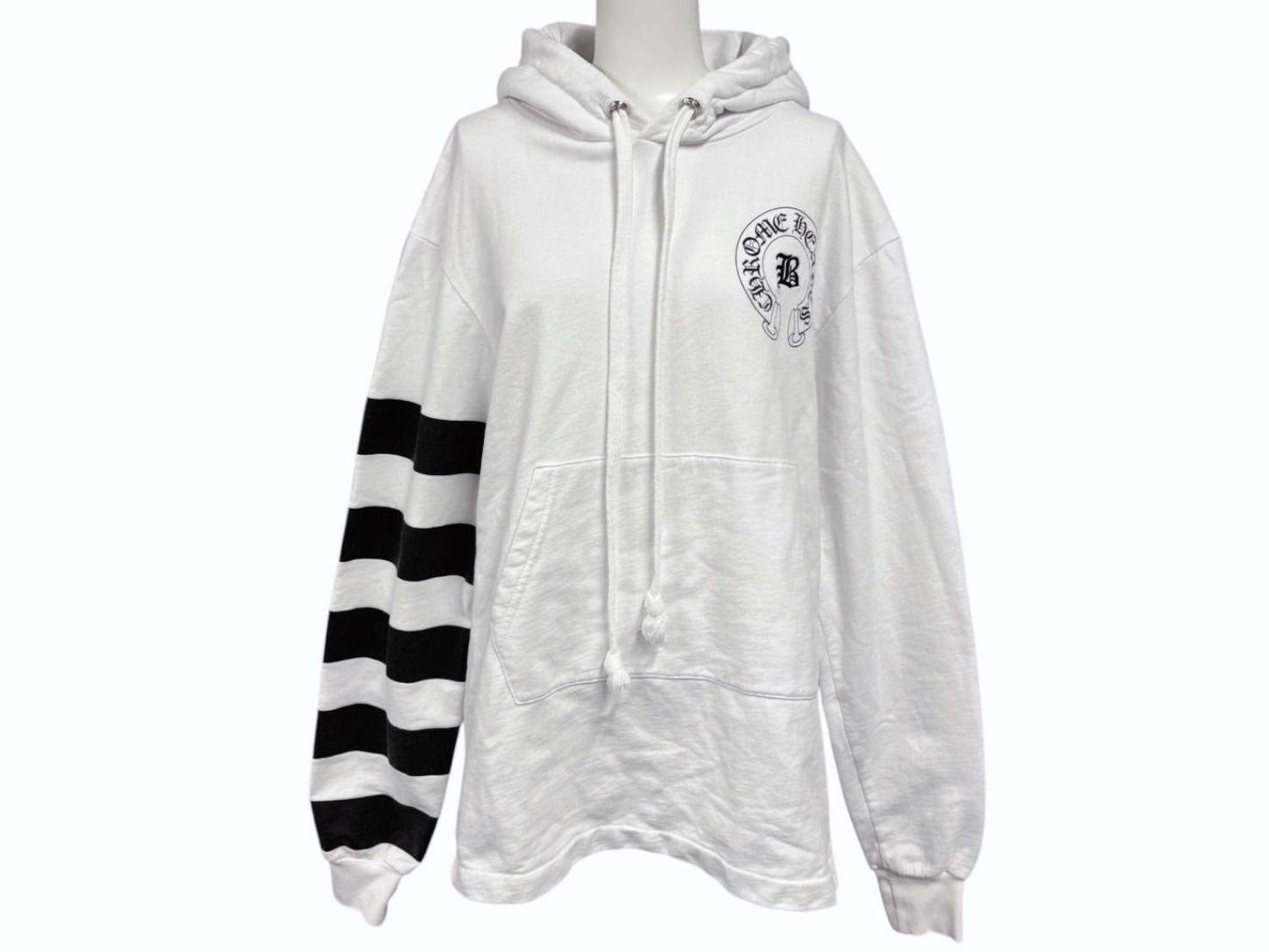 Chrome Hearts Hoodie Bella Hadid Horseshoe White M