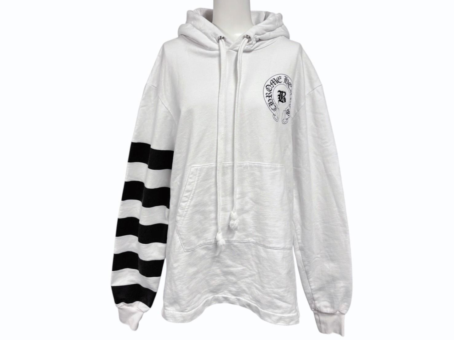 Chrome Hearts Hoodie Bella Hadid Horseshoe White M