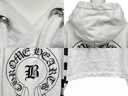 Chrome Hearts Hoodie Bella Hadid Horseshoe White M — view 6
