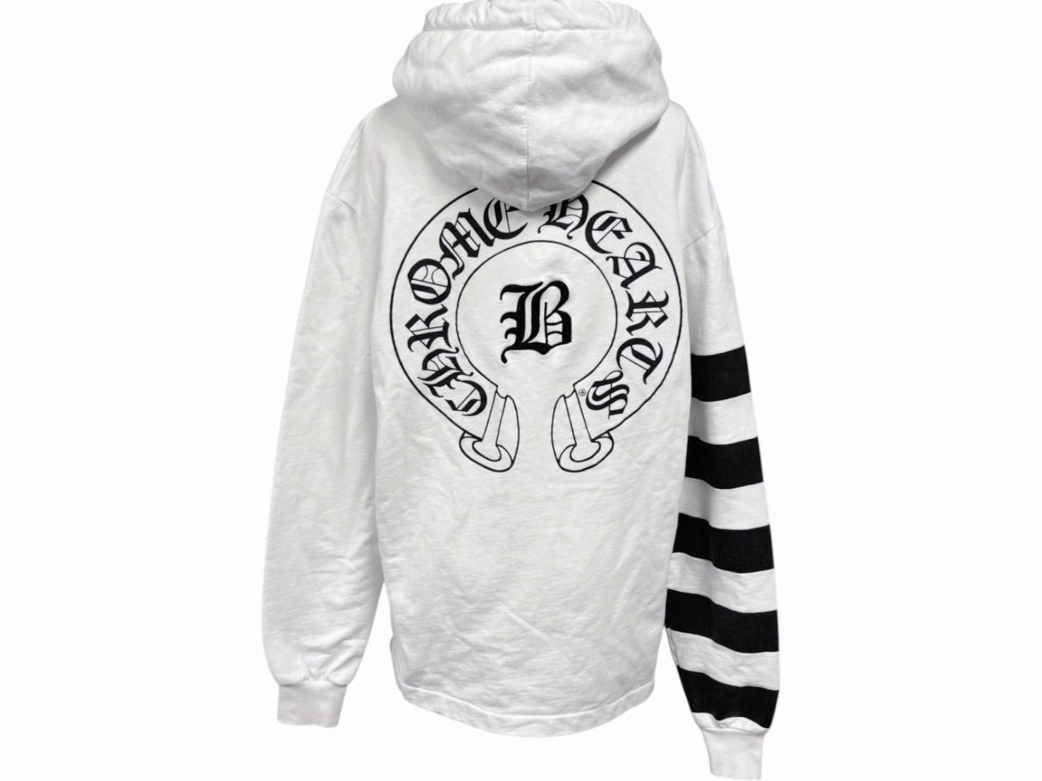 Chrome Hearts Hoodie Bella Hadid Horseshoe White M — view 2
