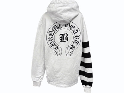 Chrome Hearts Hoodie Bella Hadid Horseshoe White M — view 2