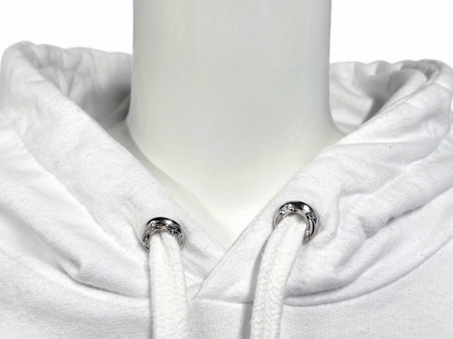 Chrome Hearts Hoodie Bella Hadid Horseshoe White M — view 5