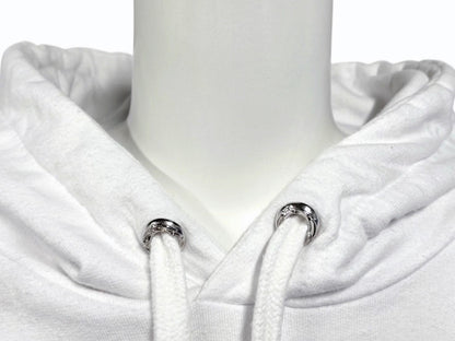 Chrome Hearts Hoodie Bella Hadid Horseshoe White M — view 5