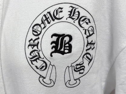 Chrome Hearts Hoodie Bella Hadid Horseshoe White M — view 4