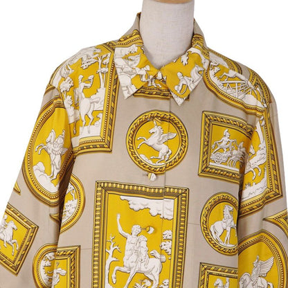 Hermes Shirt Blouse Long Sleeve Vintage