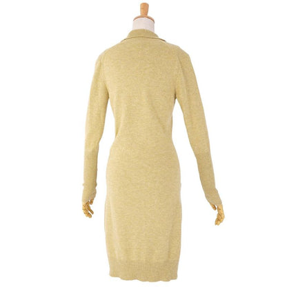 Hermes Dress Gaultier Period Knit Long Sleeve Cashmere