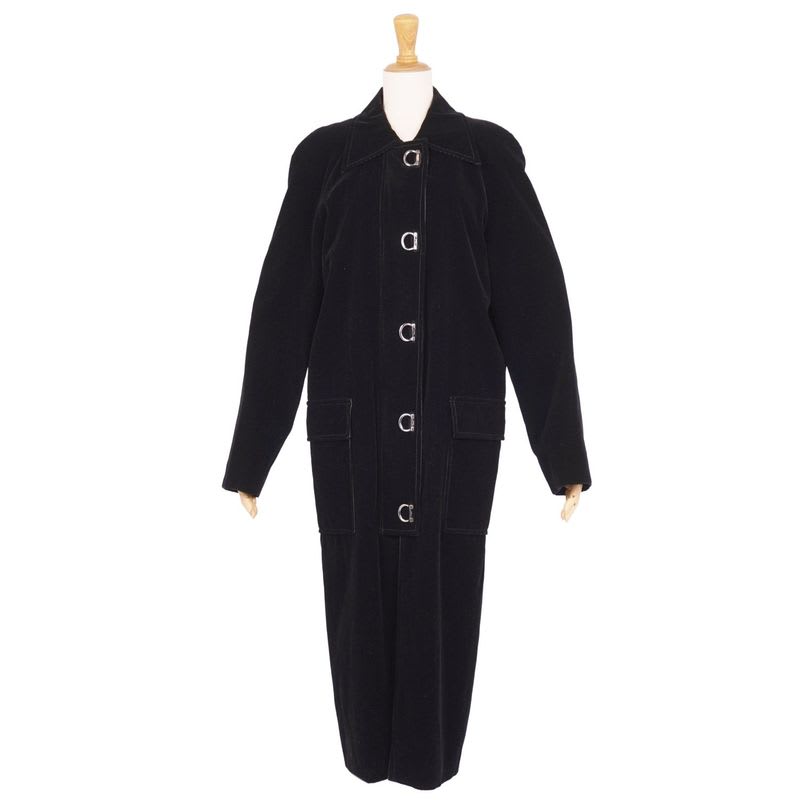 Celine Coat Long Zip Up Vintage