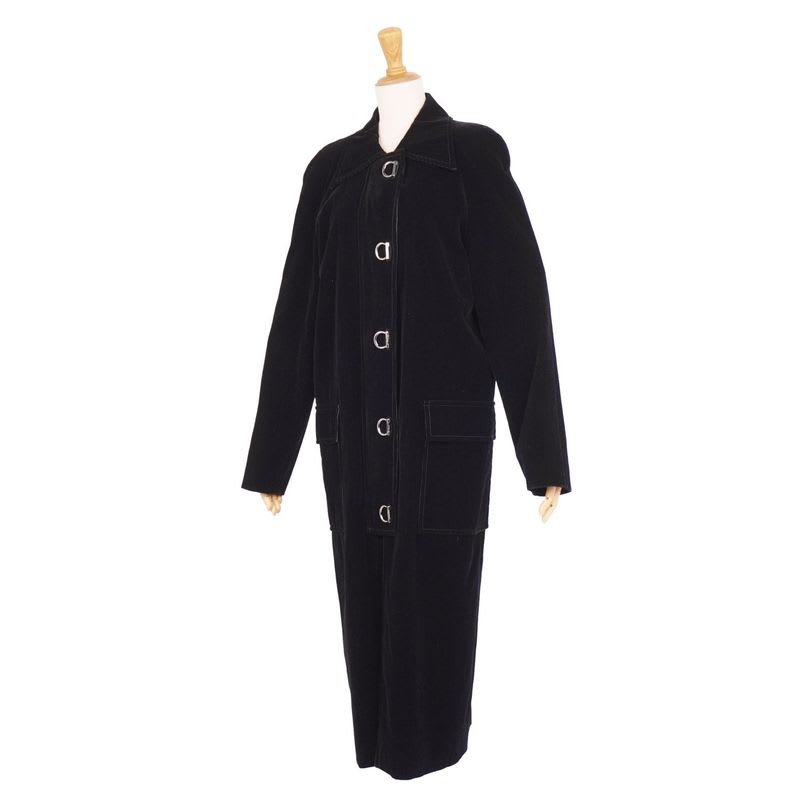Celine Coat Long Zip Up Vintage