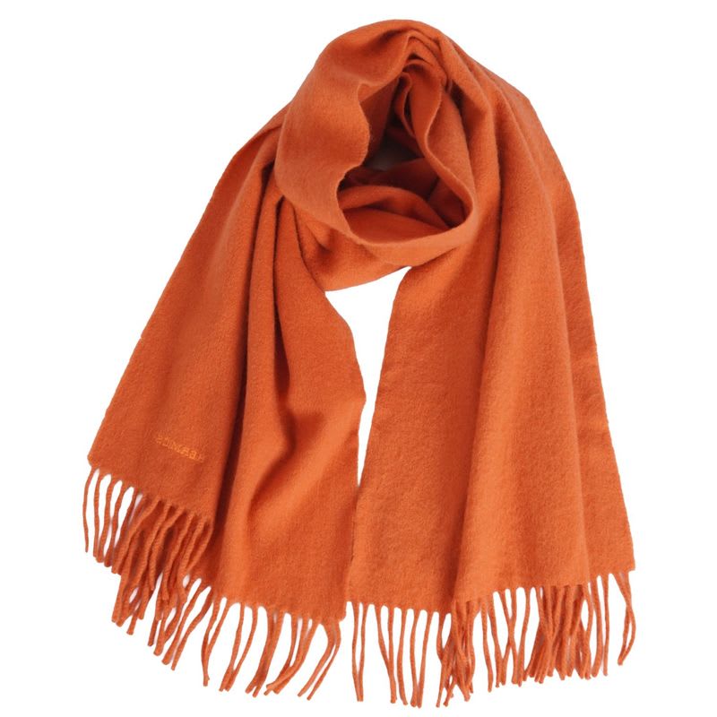 Hermes Muffler Shawl Fringe Cashmere 1 Scarf