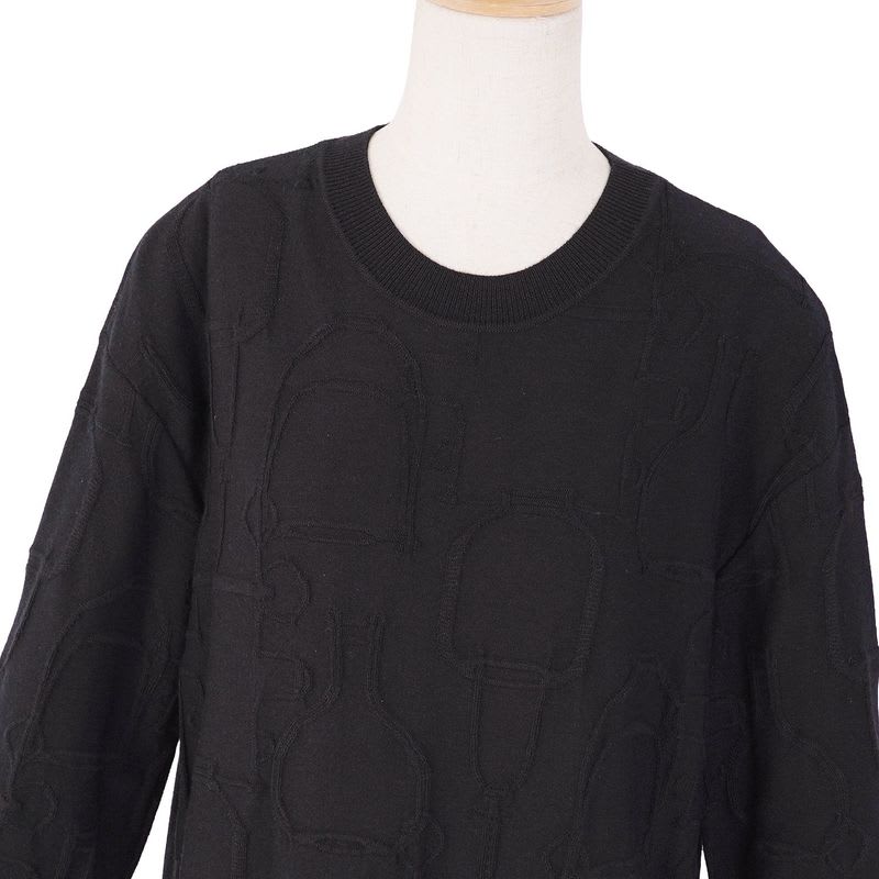 Hermes 20 AW Knit Dress Sweater Longs