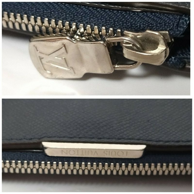 Louis Vuitton Antonto Taiga Navy Tote