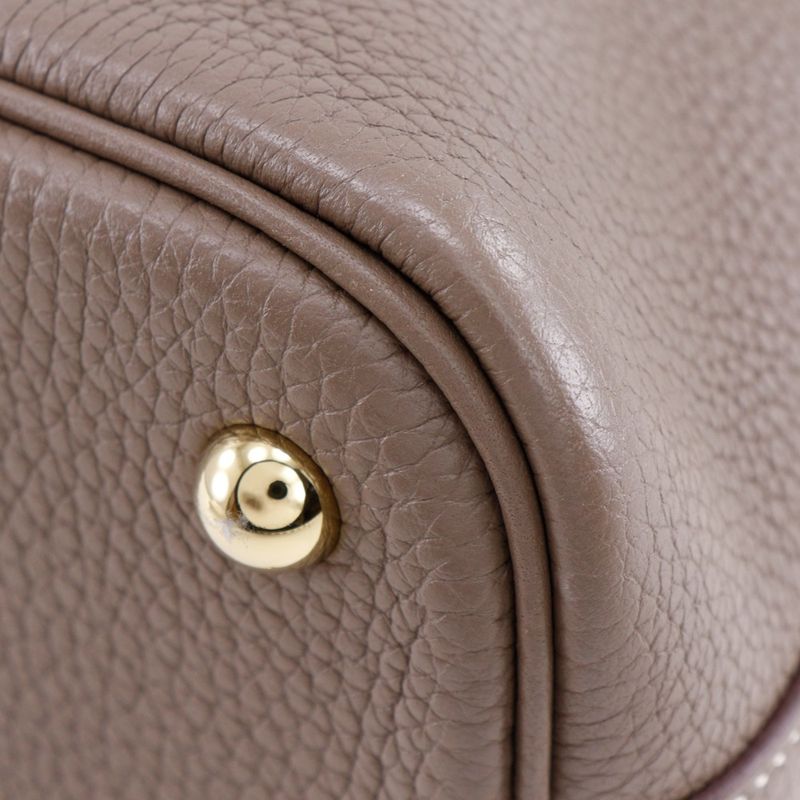 Hermes Bolide 31 2WAY Shoulder Taurillon Clemence Etoupe Gold Hardware D