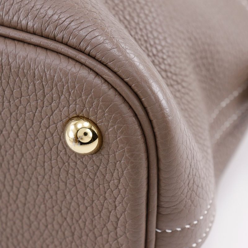 Hermes Bolide 31 2WAY Shoulder Taurillon Clemence Etoupe Gold Hardware D