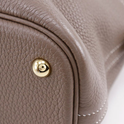 Hermes Bolide 31 2WAY Shoulder Taurillon Clemence Etoupe Gold Hardware D