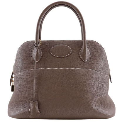 Hermes Bolide 31 2WAY Shoulder Taurillon Clemence Etoupe Gold Hardware D