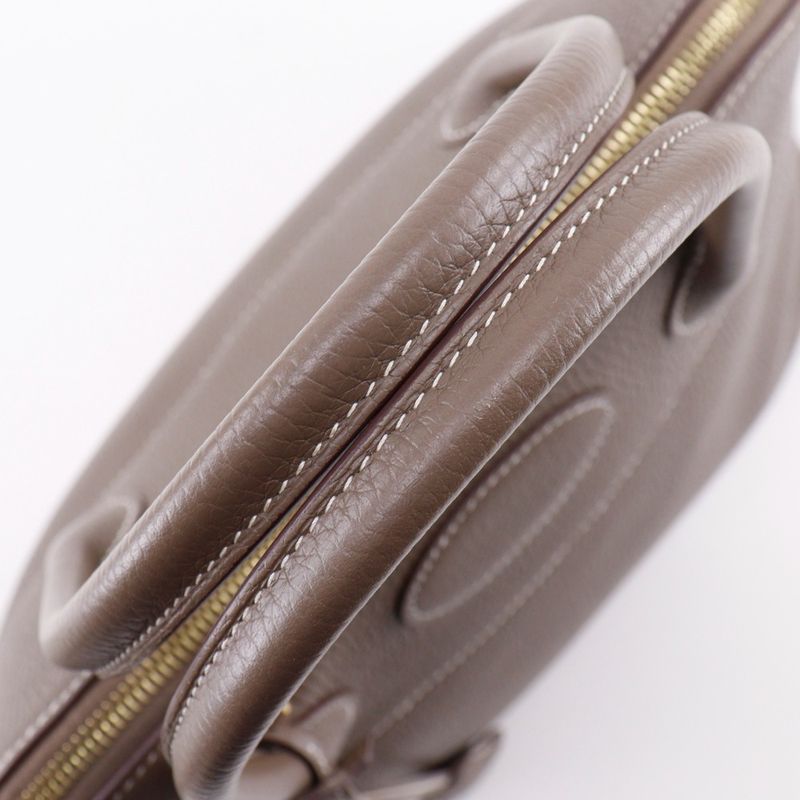 Hermes Bolide 31 2WAY Shoulder Taurillon Clemence Etoupe Gold Hardware D