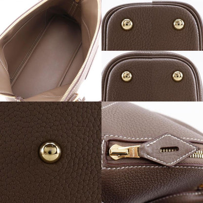 Hermes Bolide 31 2WAY Shoulder Taurillon Clemence Etoupe Gold Hardware D