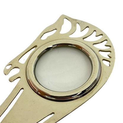 Hermes Cheval Loupe Magnifying Glass Bookmarker Bookmark Horse Animal Metal
