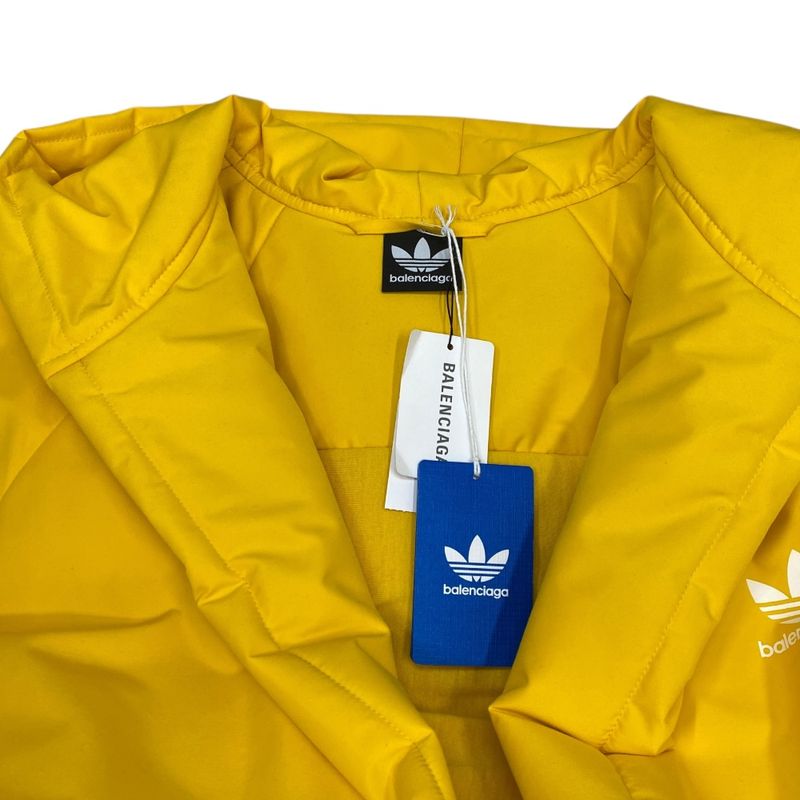 Unused Exhibit Balenciaga X Adidas Belted Bathrobe Coat Outer Yellow 23SS JP57