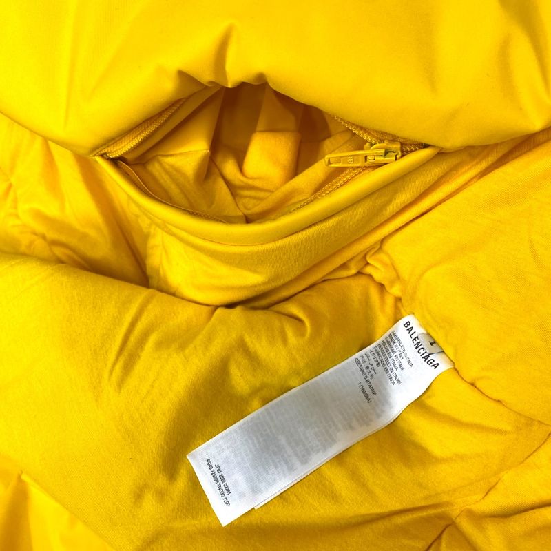 Unused Exhibit Balenciaga X Adidas Belted Bathrobe Coat Outer Yellow 23SS JP57