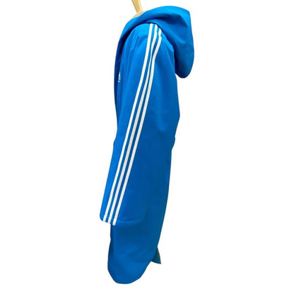 Unused Exhibit Balenciaga X Adidas Bathrobe Coat With Belt Outerwear Blue 23SS