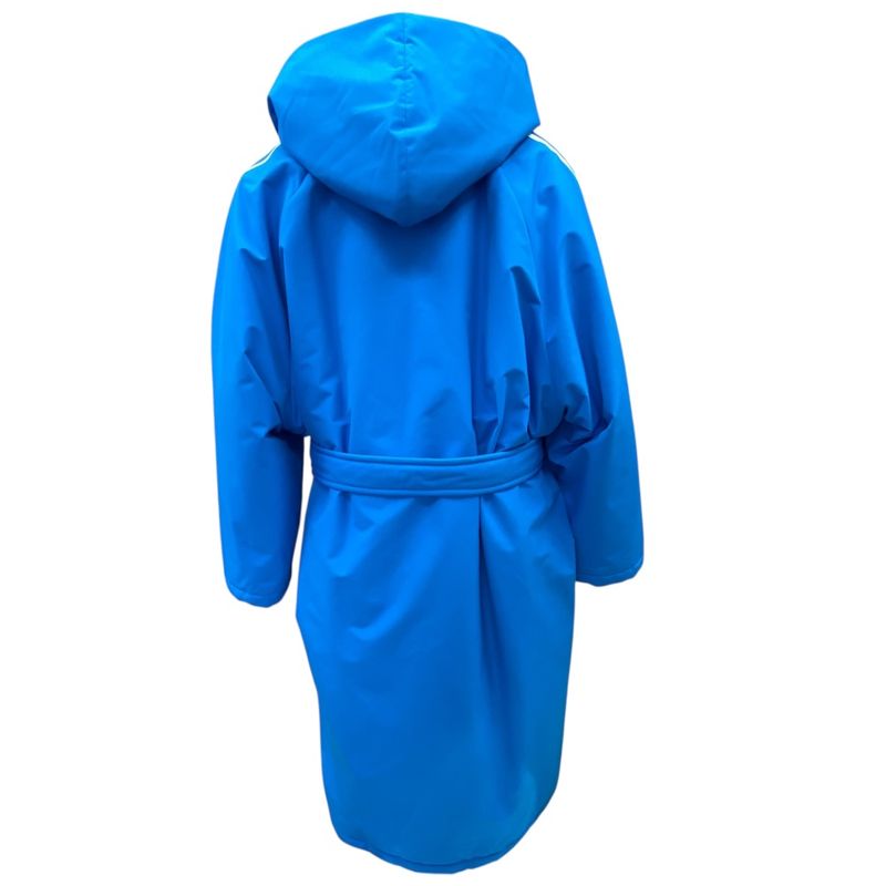 Unused Exhibit Balenciaga X Adidas Bathrobe Coat With Belt Outerwear Blue 23SS