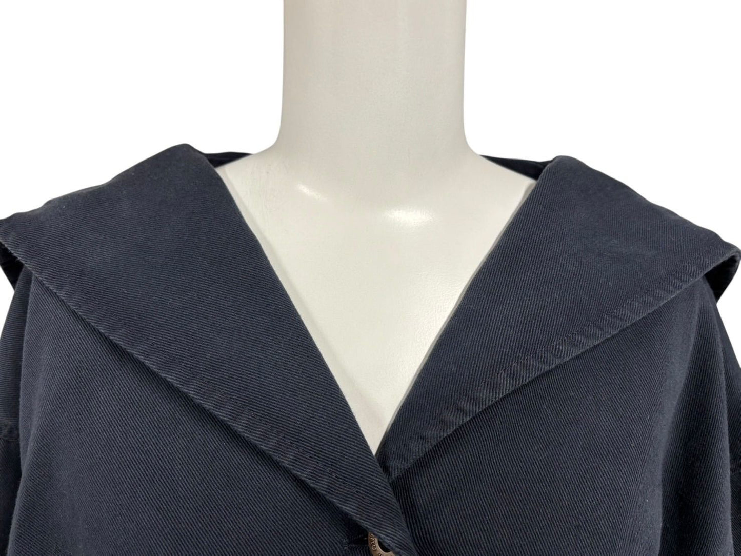 Miu Miu Sailor Color Cropped Jacket Navy 36 — view 4
