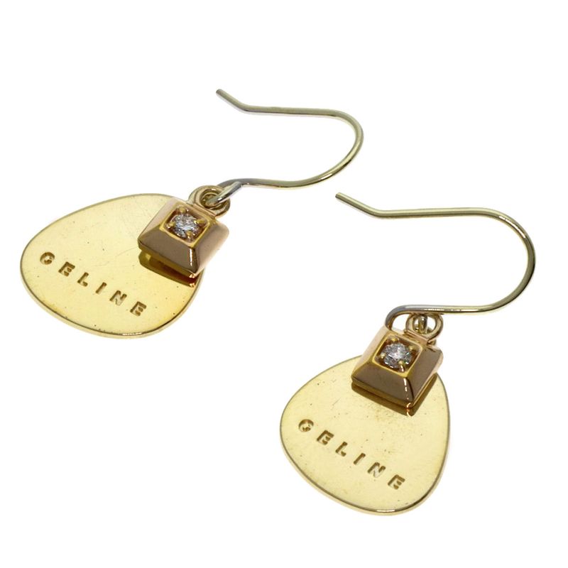 Celine Diamond Logo Earrings SV Ladies