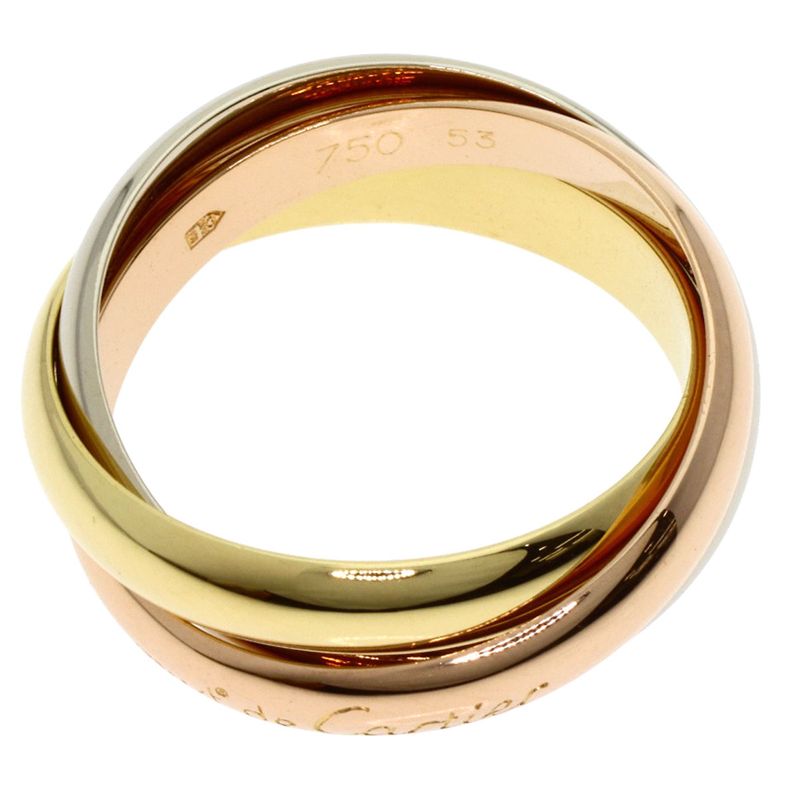 Cartier Trinity #53 Ring ・ring 18K Yellow Gold 18K Pink Gold 18K White Gold