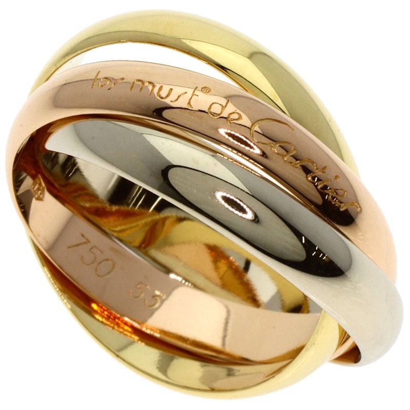 Cartier Trinity #53 Ring ・ring 18K Yellow Gold 18K Pink Gold 18K White Gold
