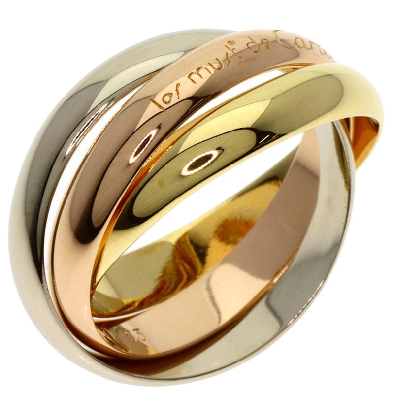 Cartier Trinity #53 Ring ・ring 18K Yellow Gold 18K Pink Gold 18K White Gold