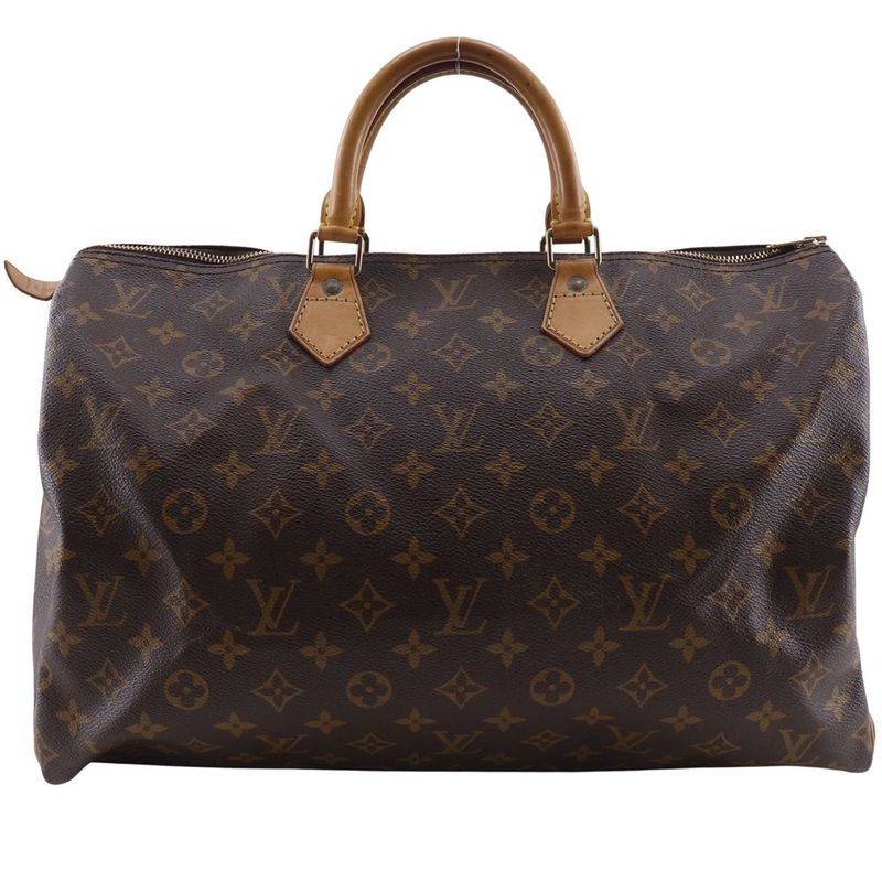Louis Vuitton Speedy 40 Vintage M41522 Monogram Canvas Sp0972 Unisex Boston Bag