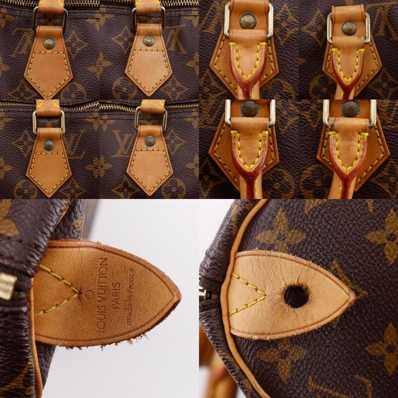 Louis Vuitton Speedy 40 Vintage M41522 Monogram Canvas Sp0972 Unisex Boston Bag