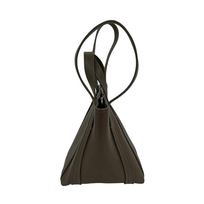 Balenciaga Tote Bag Everyday XS North South 672793 Gray Beige Leather