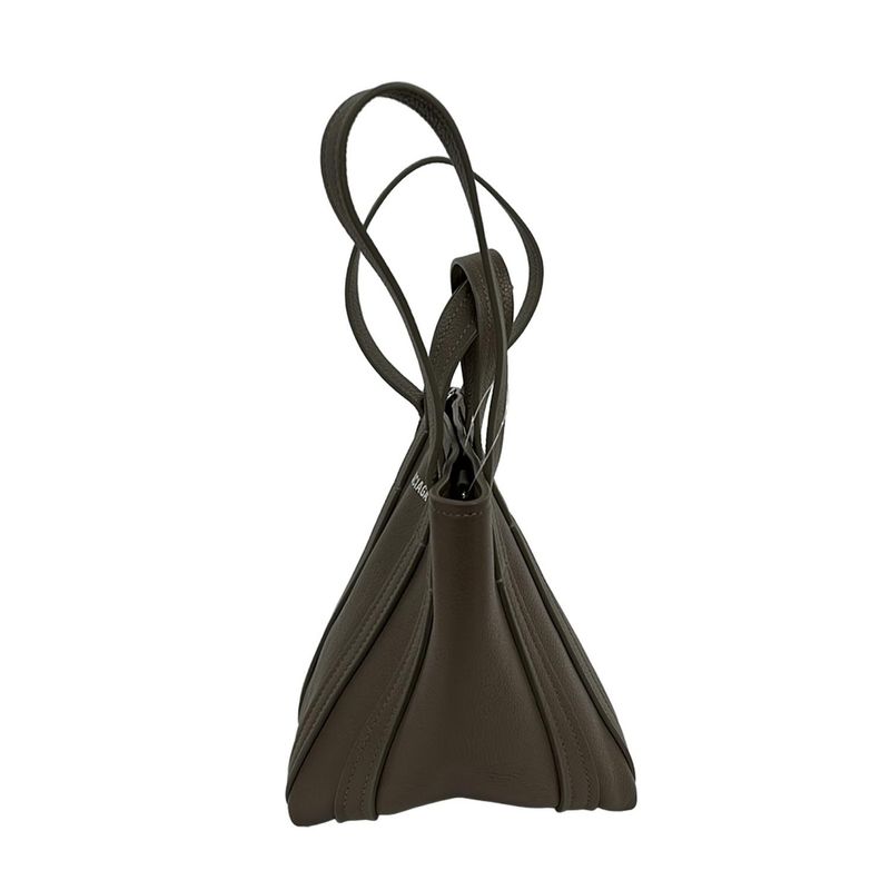 Balenciaga Tote Bag Everyday XS North South 672793 Gray Beige Leather