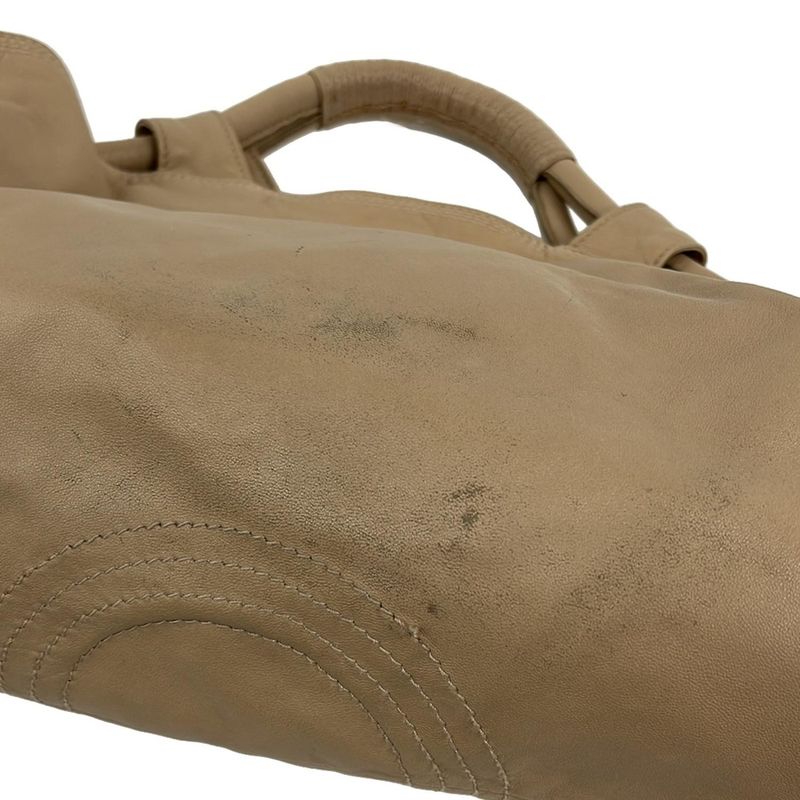 Loewe Tote Bag Nappa Aire Pink Beige Leather