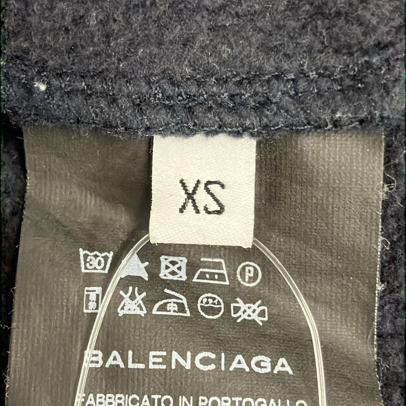 Balenciaga Blouson Size XS Women's - 393497 Navy Long Sleeve Spring