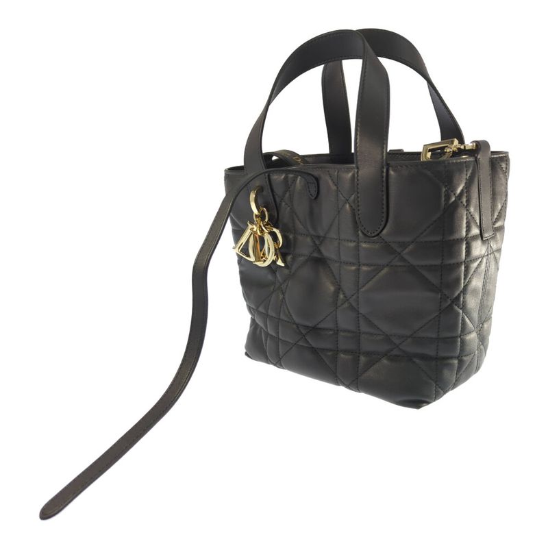 Christian Dior Toujour Vertical Tote Bag Handbag M2835osnw Black Present [all