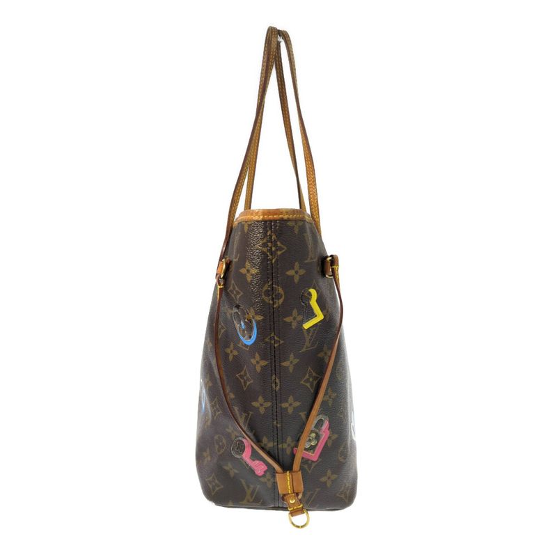Louis Vuitton Monogram ・neverfull MM Love Lock Tote Bag With Pouch M44364 Kenya