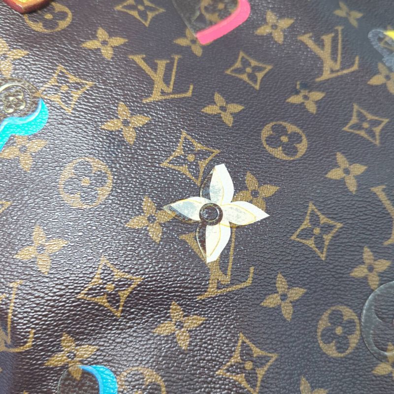 Louis Vuitton Monogram ・neverfull MM Love Lock Tote Bag With Pouch M44364 Kenya