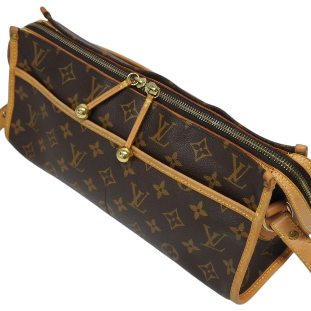Louis Vuitton Popincourt Long Shoulder Bag Vachetta Leather Gold Brown — view 4