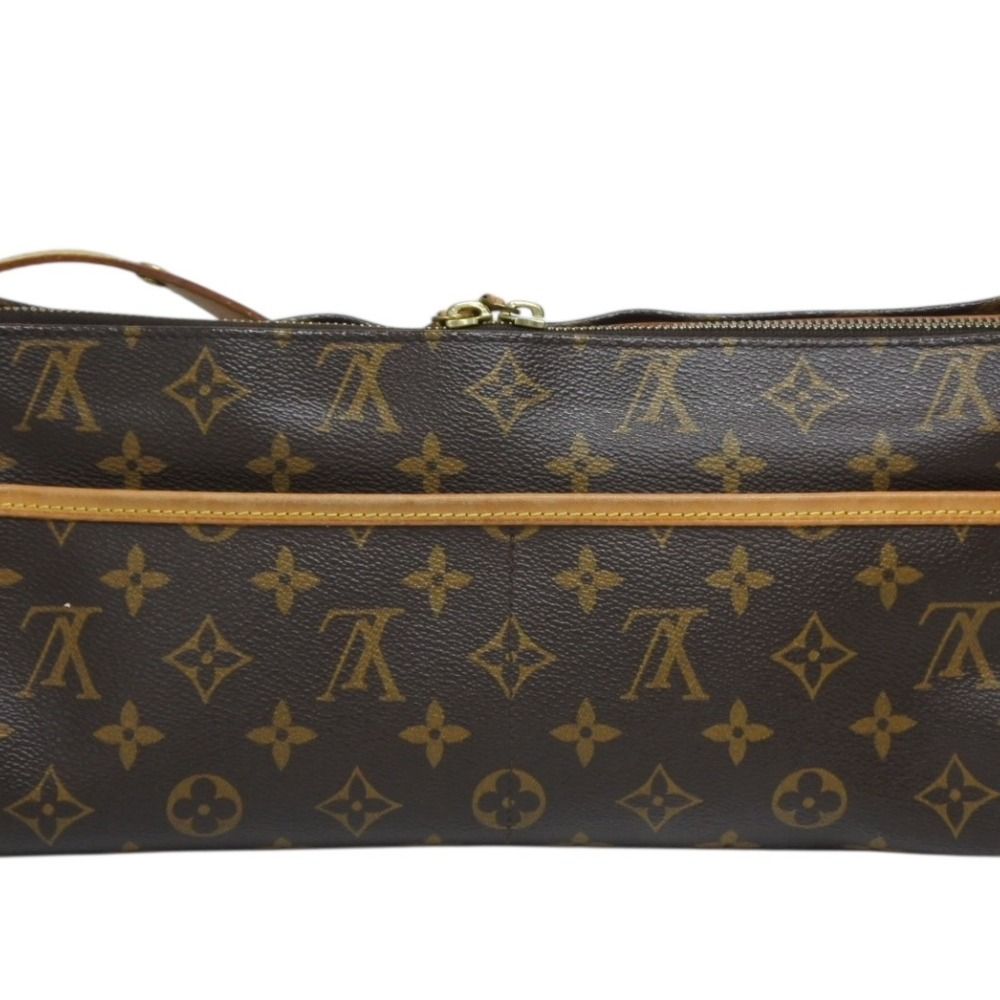Louis Vuitton Popincourt Long Shoulder Bag Vachetta Leather Gold Brown — view 2