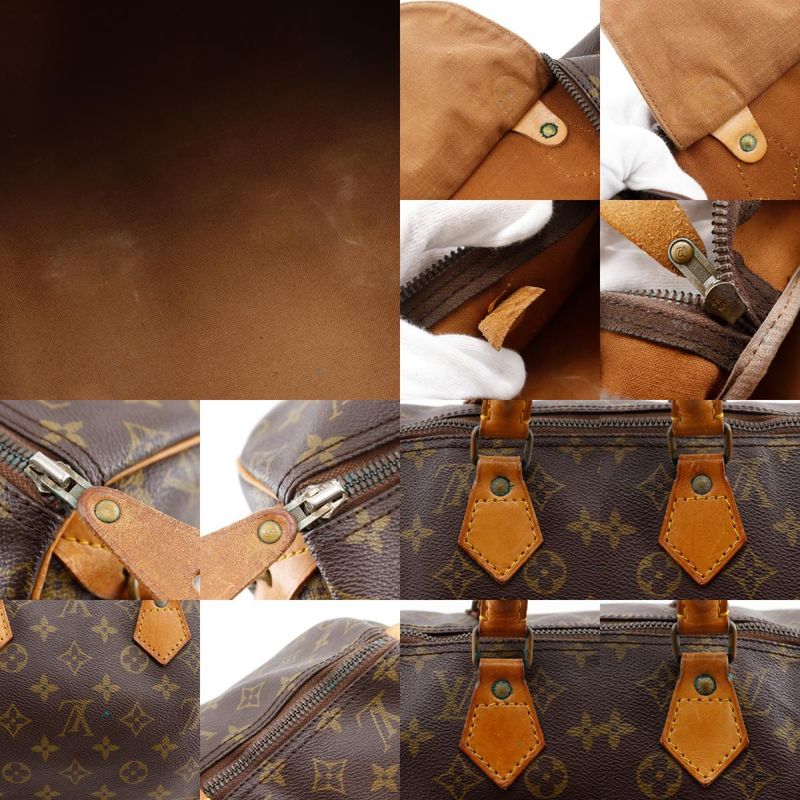 Louis Vuitton Speedy 40 Vintage M41522 Monogram Canvas Brown 812 Unisex Boston