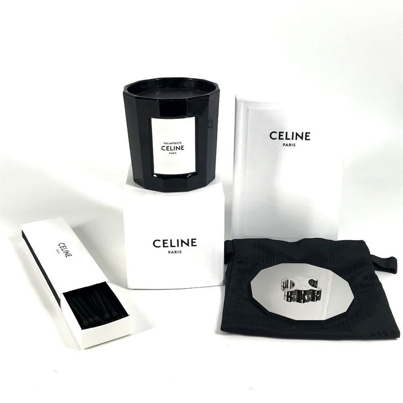 Celine Miscellaneous Goods Candle Set Pottery Black