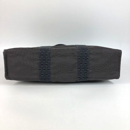 Hermes Handbag Her Line MM Canvas Gray
